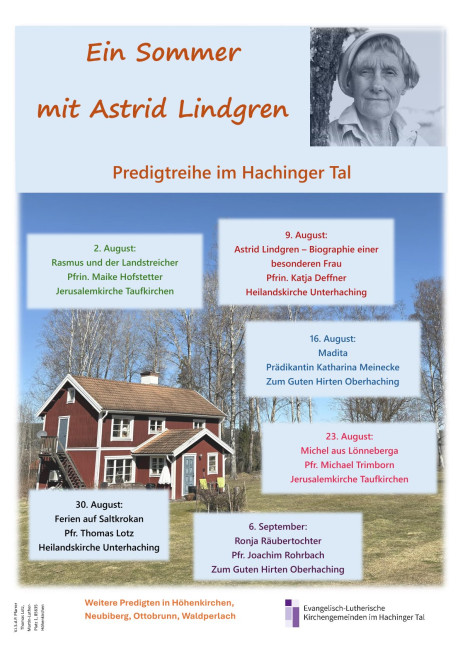 Sommerpredigtreihe Plakat