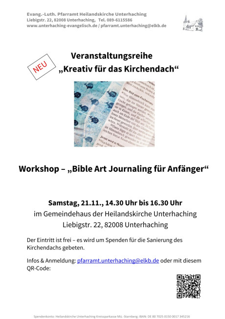 Bible Art Journaling Workshop